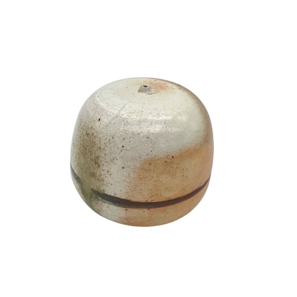Studio Art Pottery Weed Vase By Golden Handmade Ceramic Earthy Tones  2.5”H